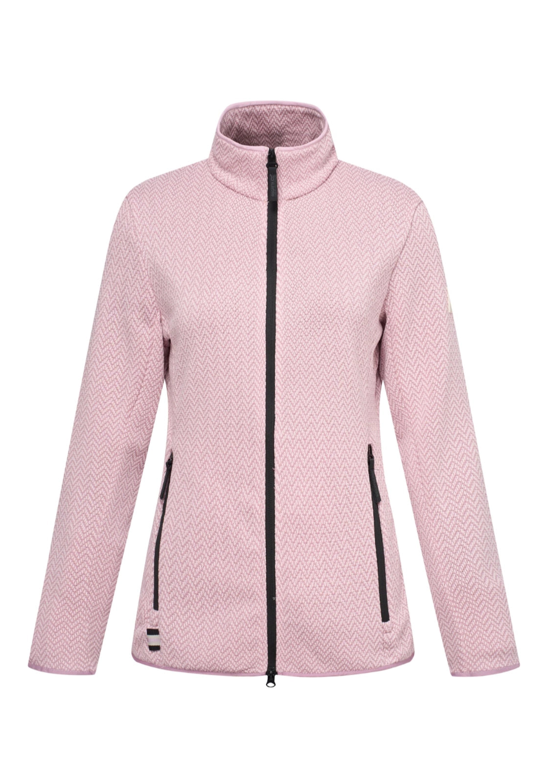 Elzie Full Zip Fleece - Powder Lilac