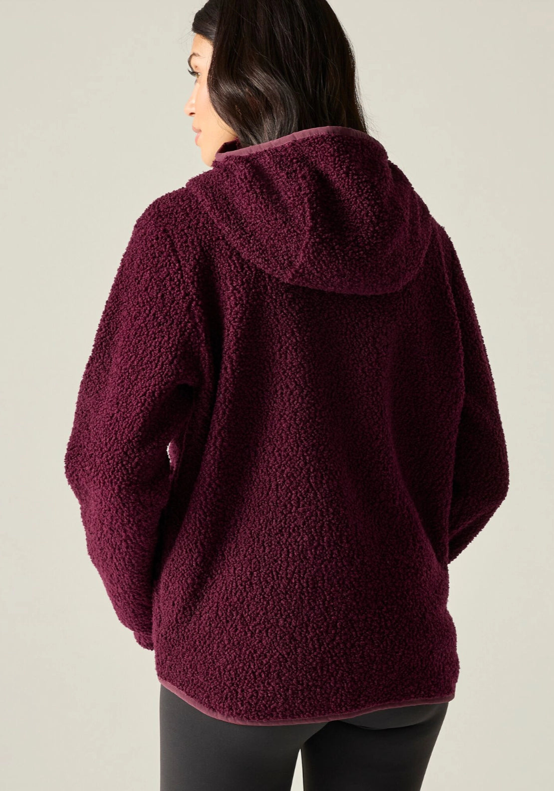 Elindra Water Repellent Half Zip Fleece - Fig