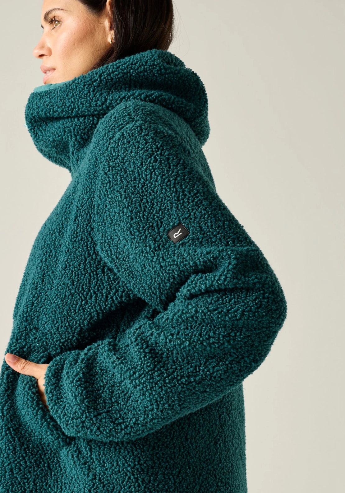 Elindra Water Repellent Half Zip Fleece - Blue