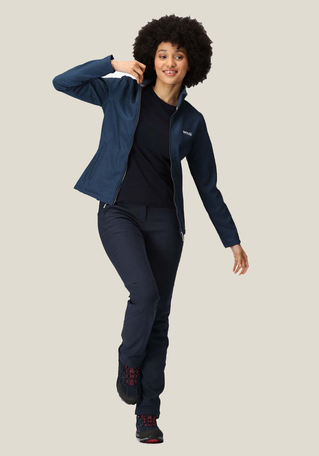 Regatta Connie Softshell Jacket - Navy 1 Shaws Department Stores