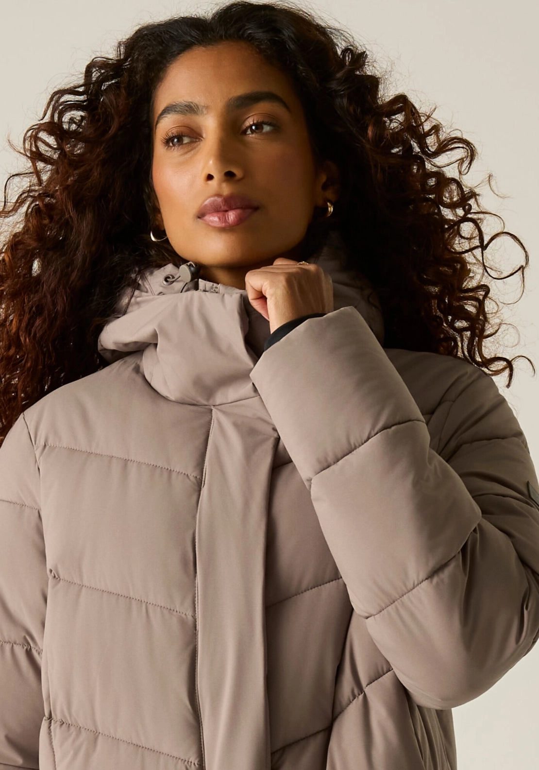 Eloria Padded Jacket - Mocha