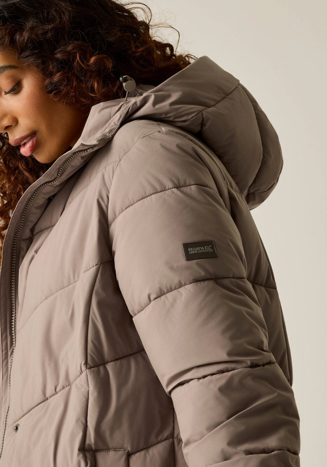 Eloria Padded Jacket - Mocha