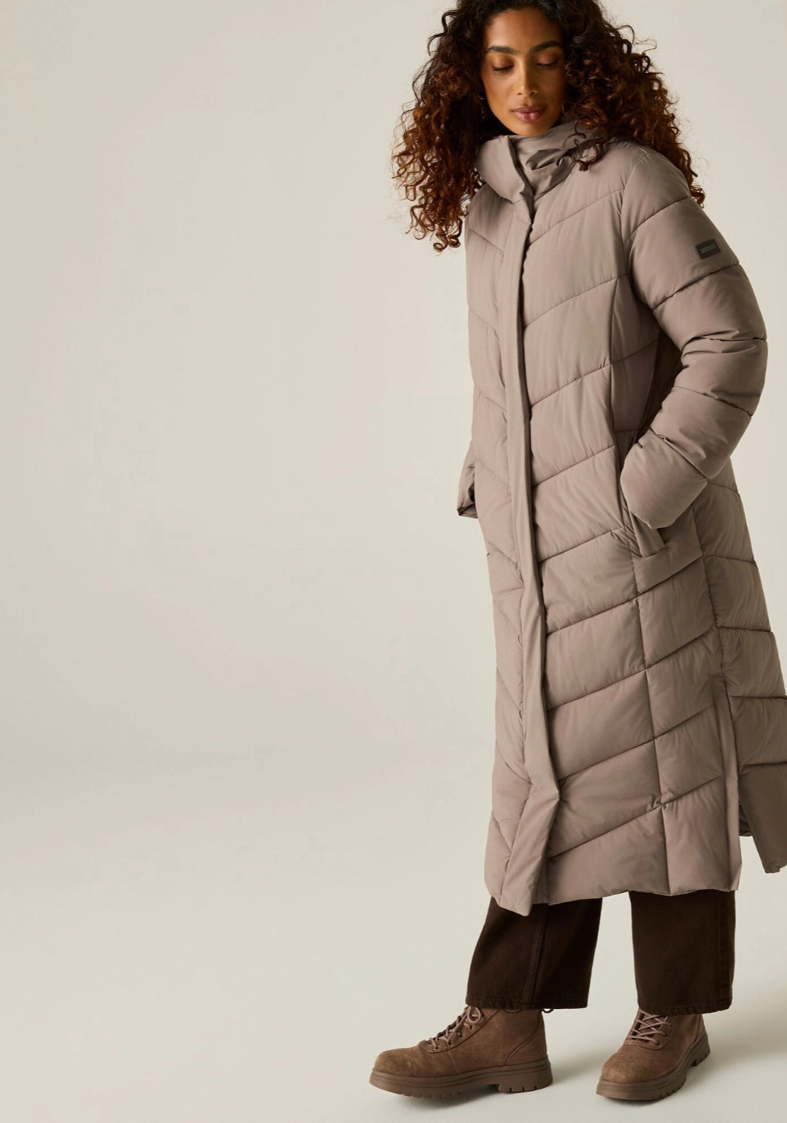 Eloria Padded Jacket - Mocha