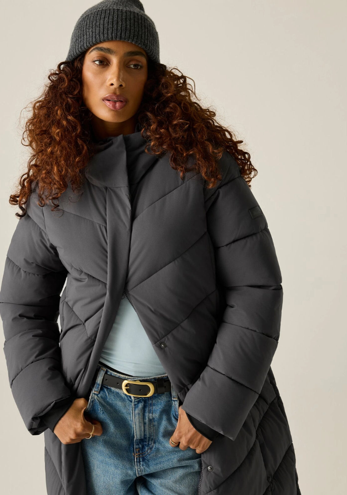 Eloria Padded Jacket - Grey