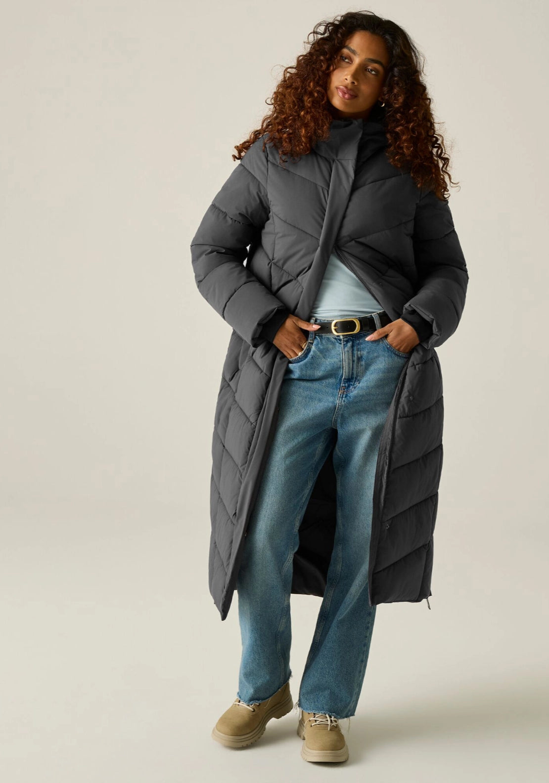 Eloria Padded Jacket - Grey