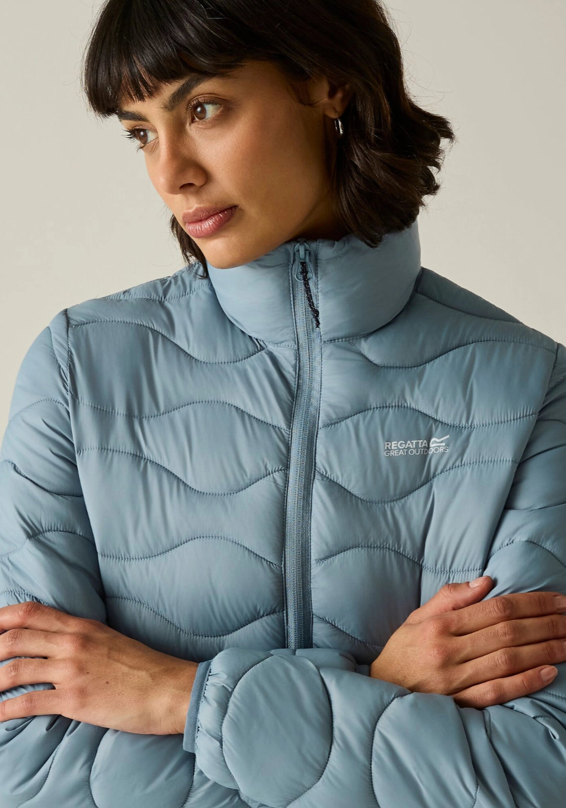 Hydi Quilted Jacket - Blue