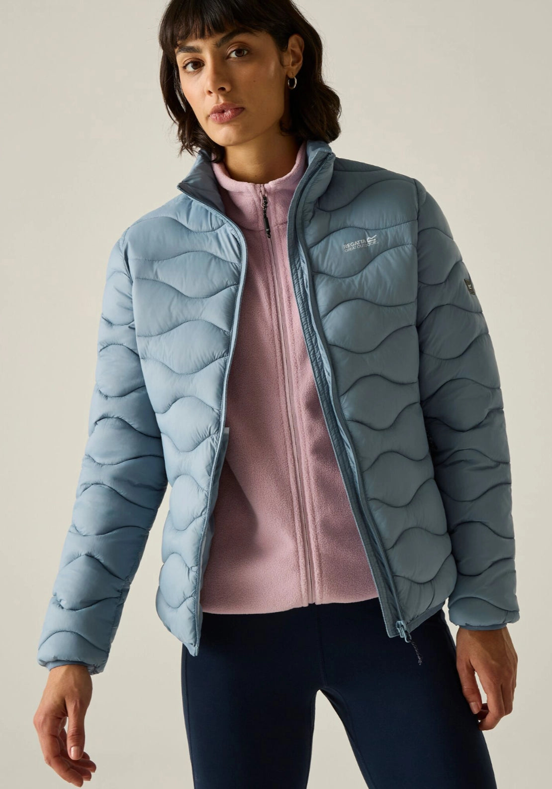 Hydi Quilted Jacket - Blue