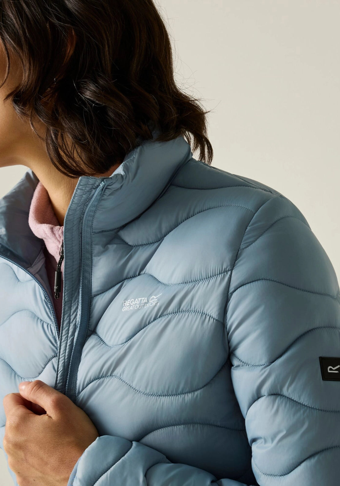 Hydi Quilted Jacket - Blue