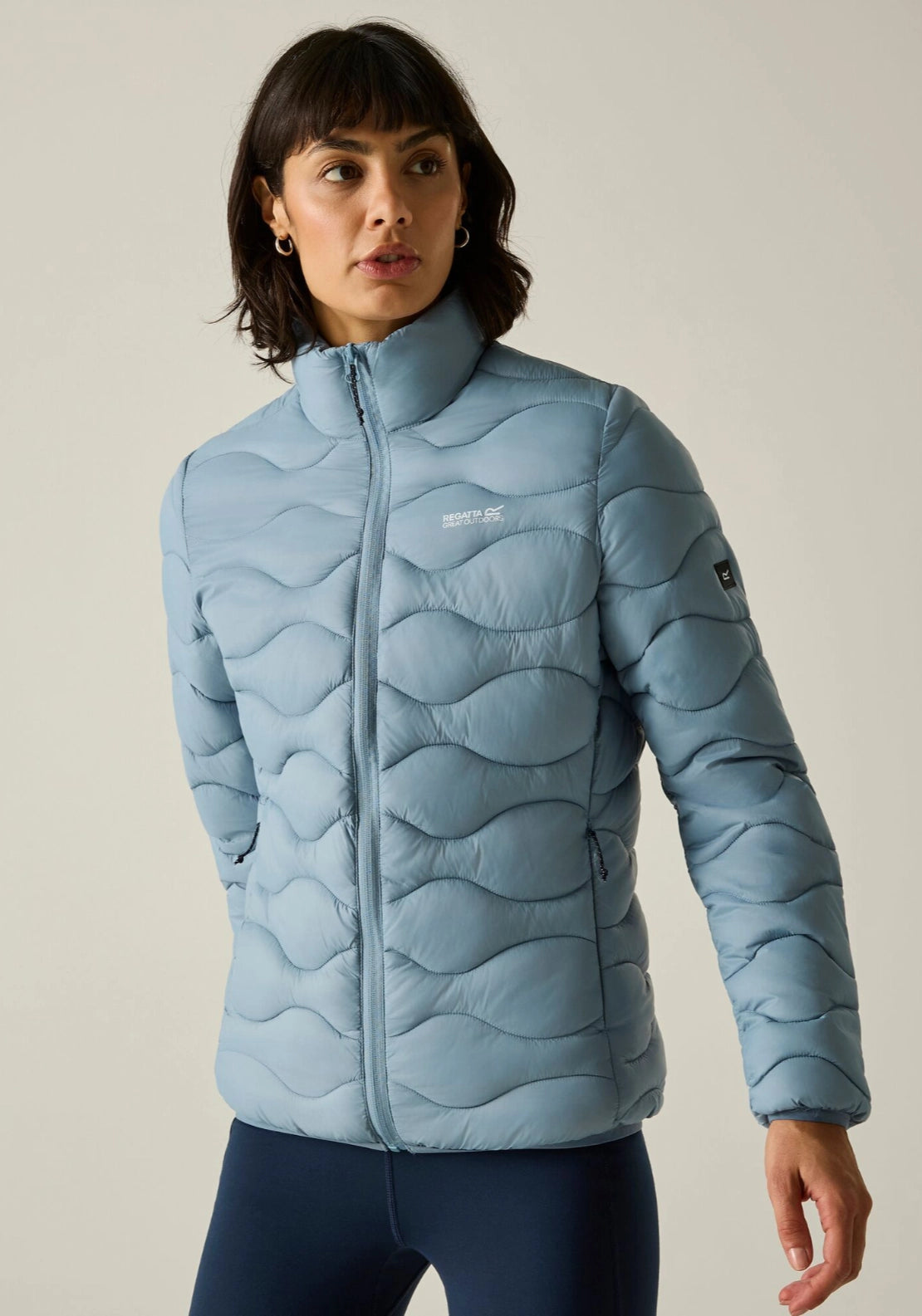 Hydi Quilted Jacket - Blue