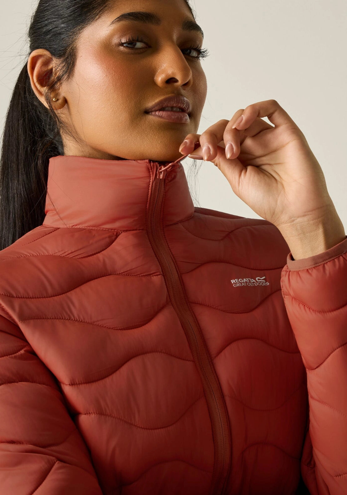 Hydi Quilted Jacket - Red