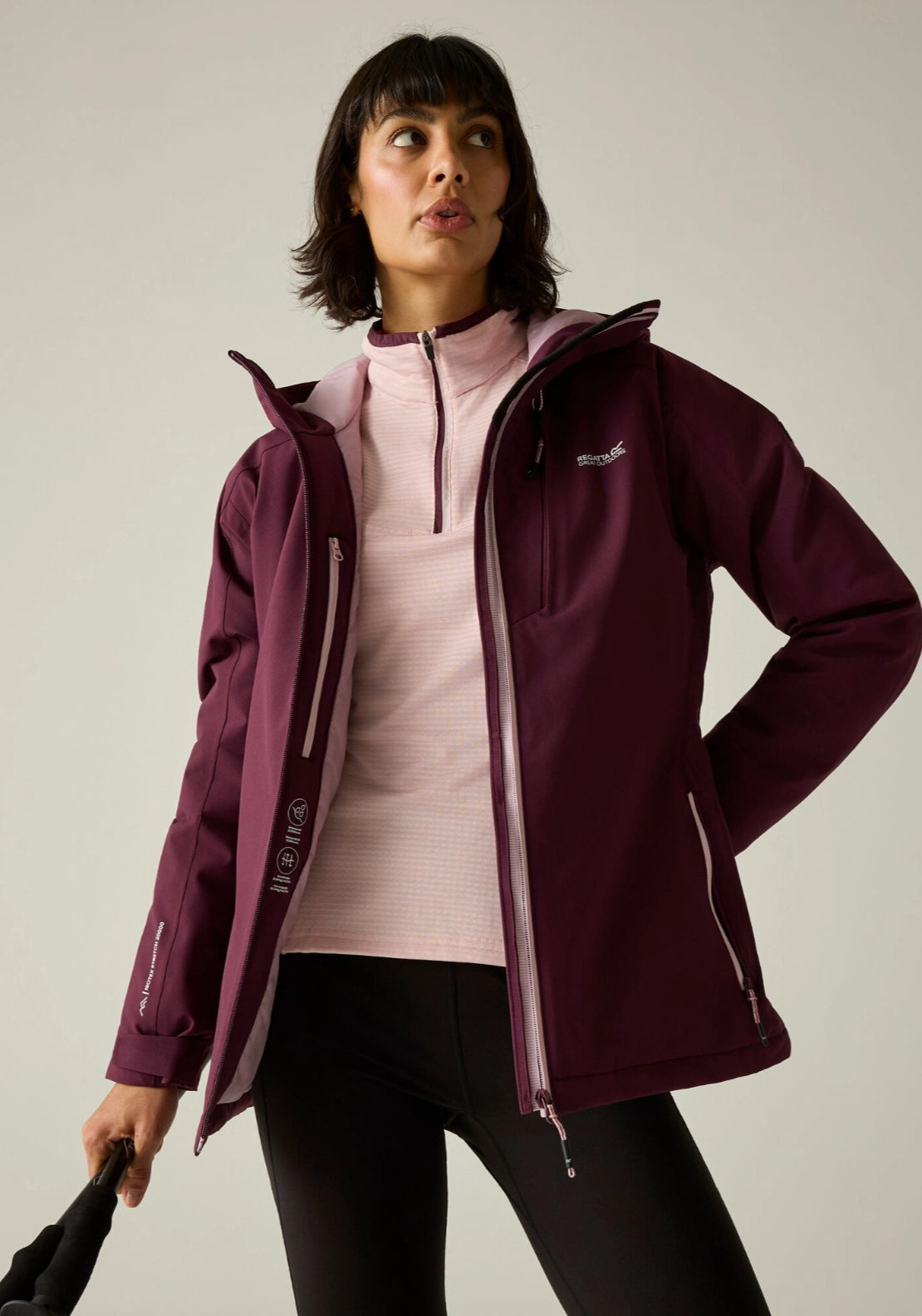 Highton Stretch Padded Jacket - Fig