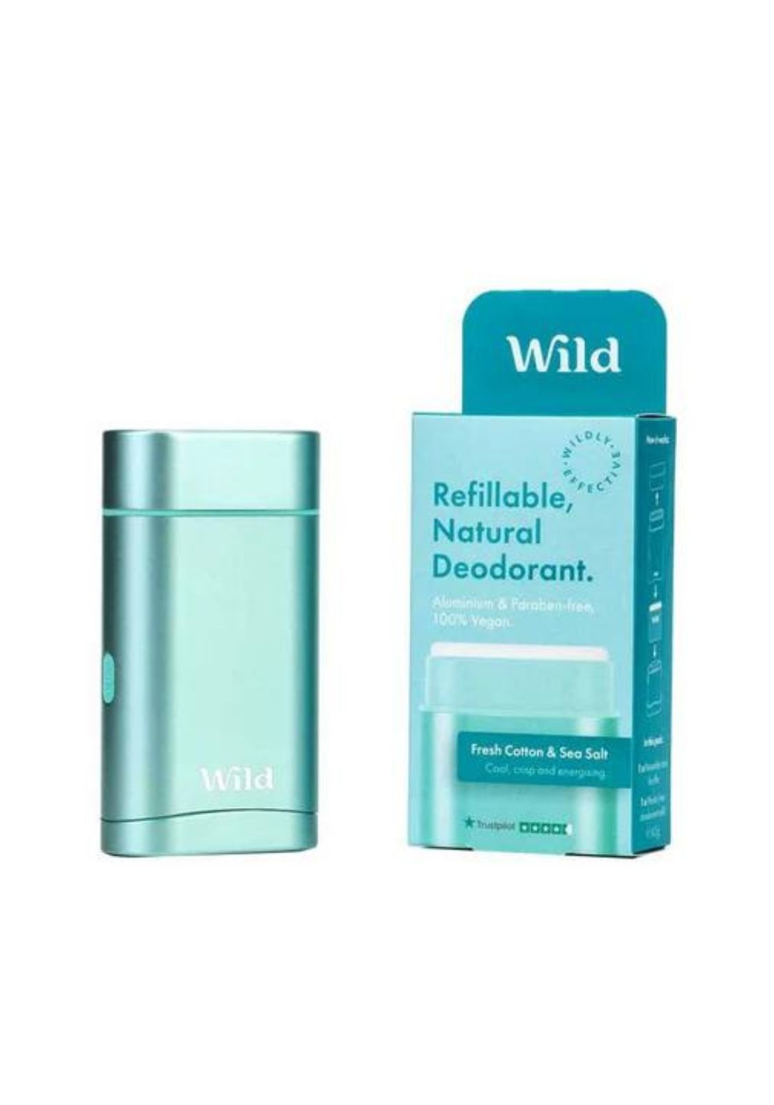 Wild Wild Aqua Case and Fresh Cotton &amp; Sea Salt Deo Refill- Starter Pack 1 Shaws Department Stores