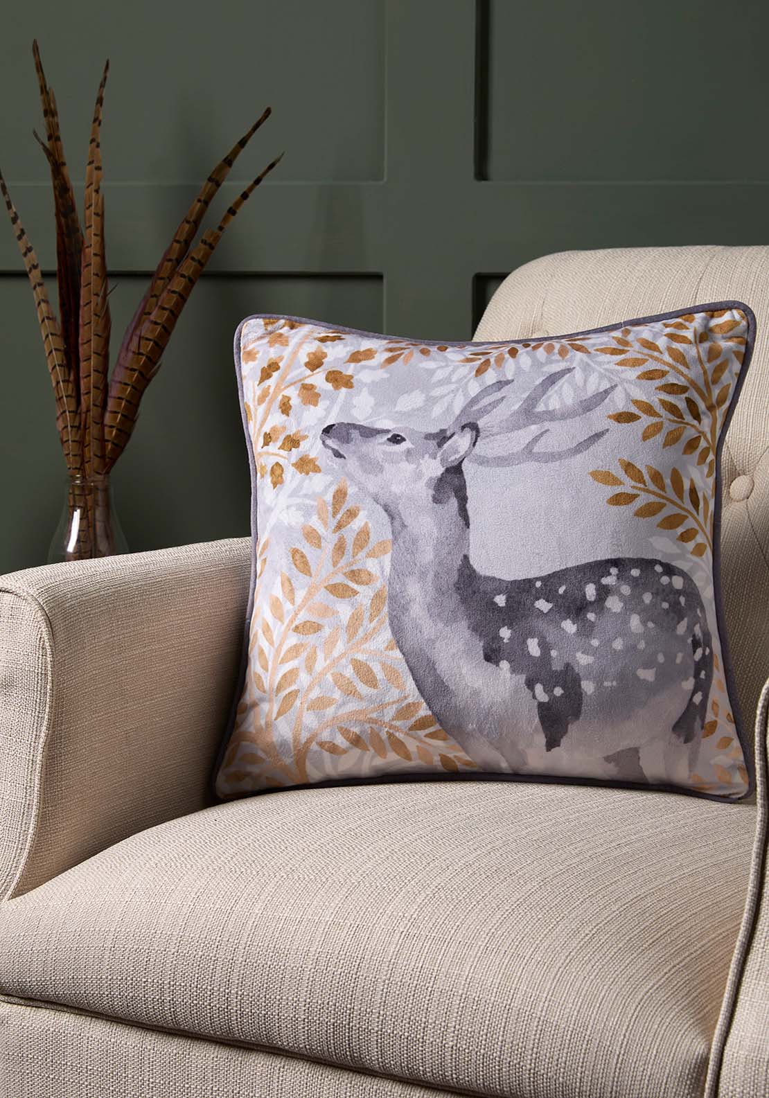 The Home Luxury Collection Woodland Friends Cushion 1 Shaws Department Stores