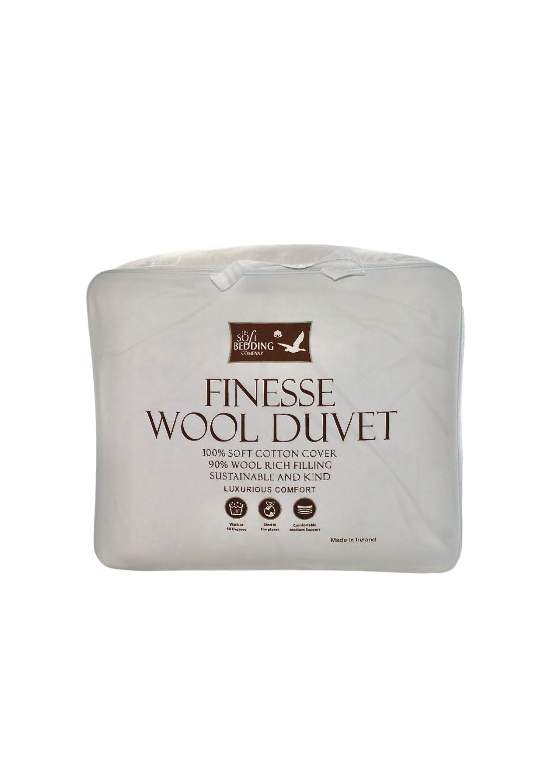 The Home Luxury Collection Wool Finese Duvet 10.5 Tog - White 1 Shaws Department Stores