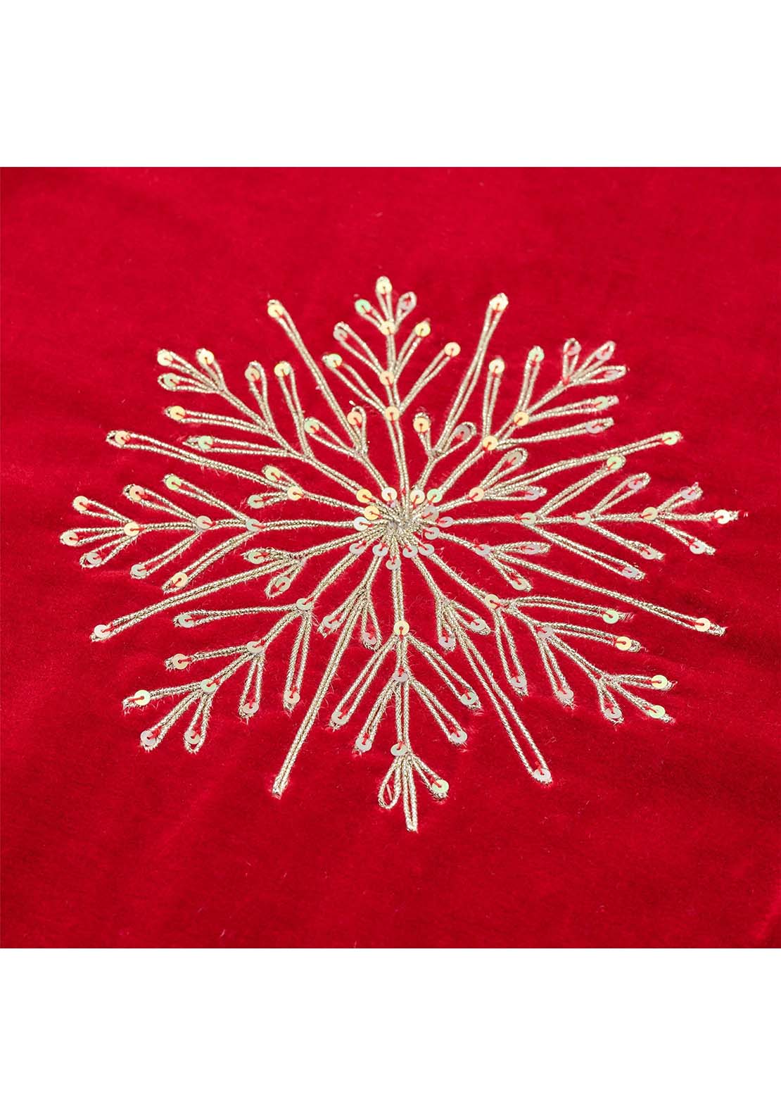 The Home Christmas Snowflake Embroidery Table Runner 3 Shaws Department Stores