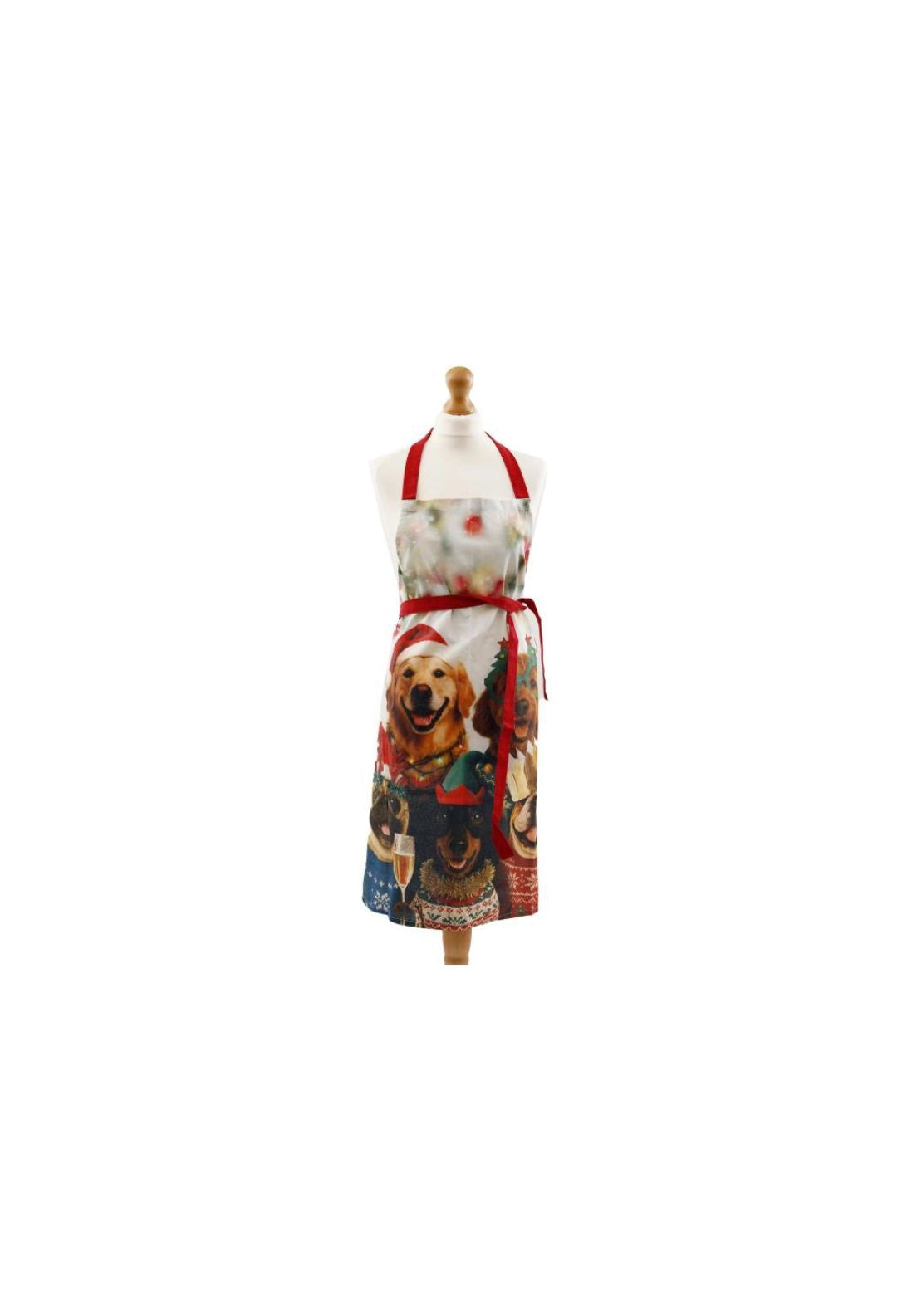 Christmas Dogs Apron - Multi