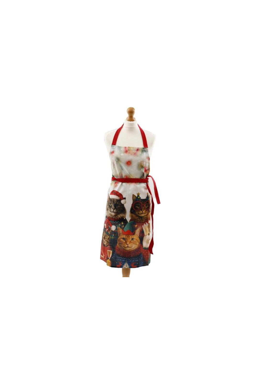Christmas Cats Apron - Multi