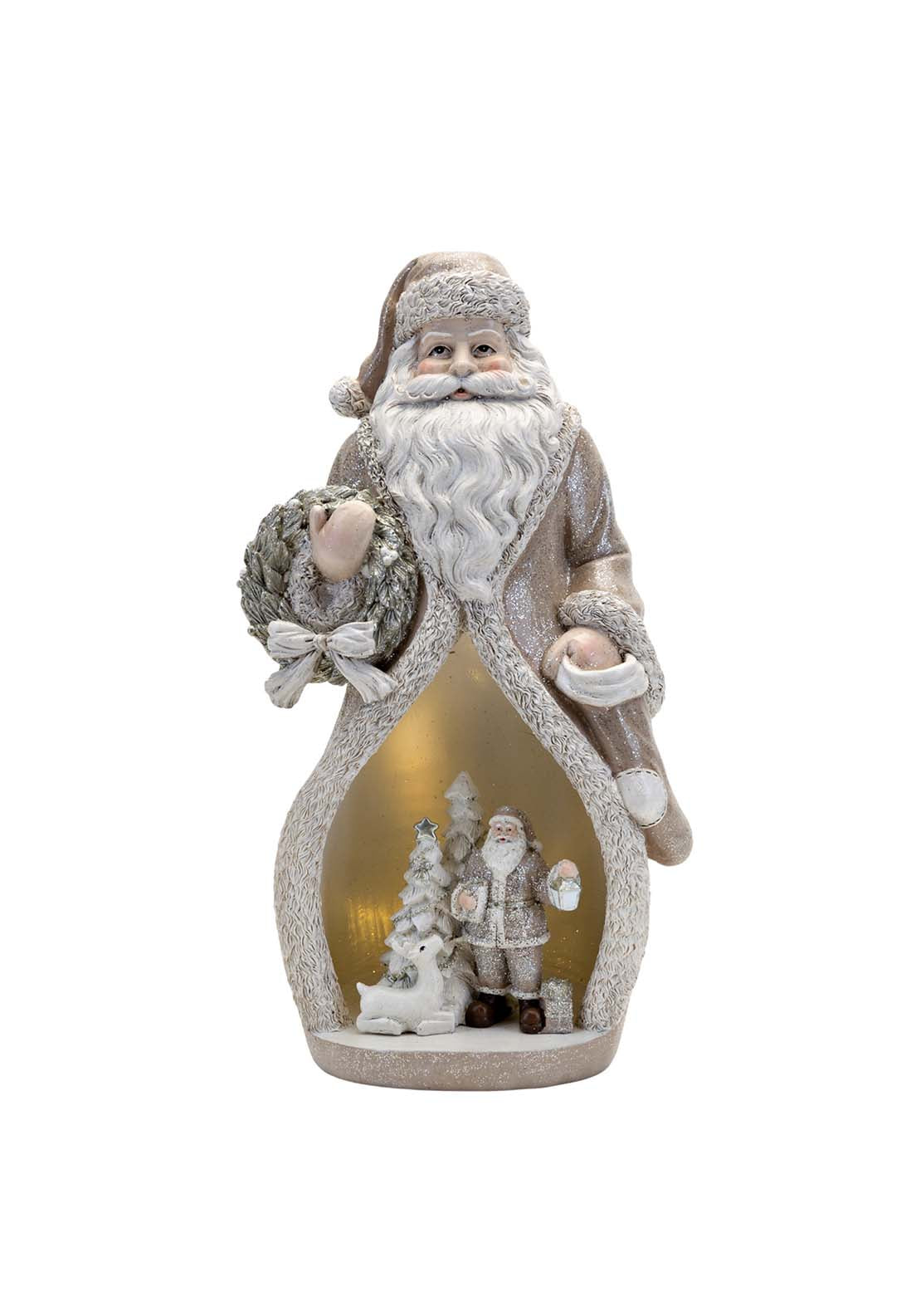 The Home Christmas Led Santa Ornament 1 Shaws Department Stores
