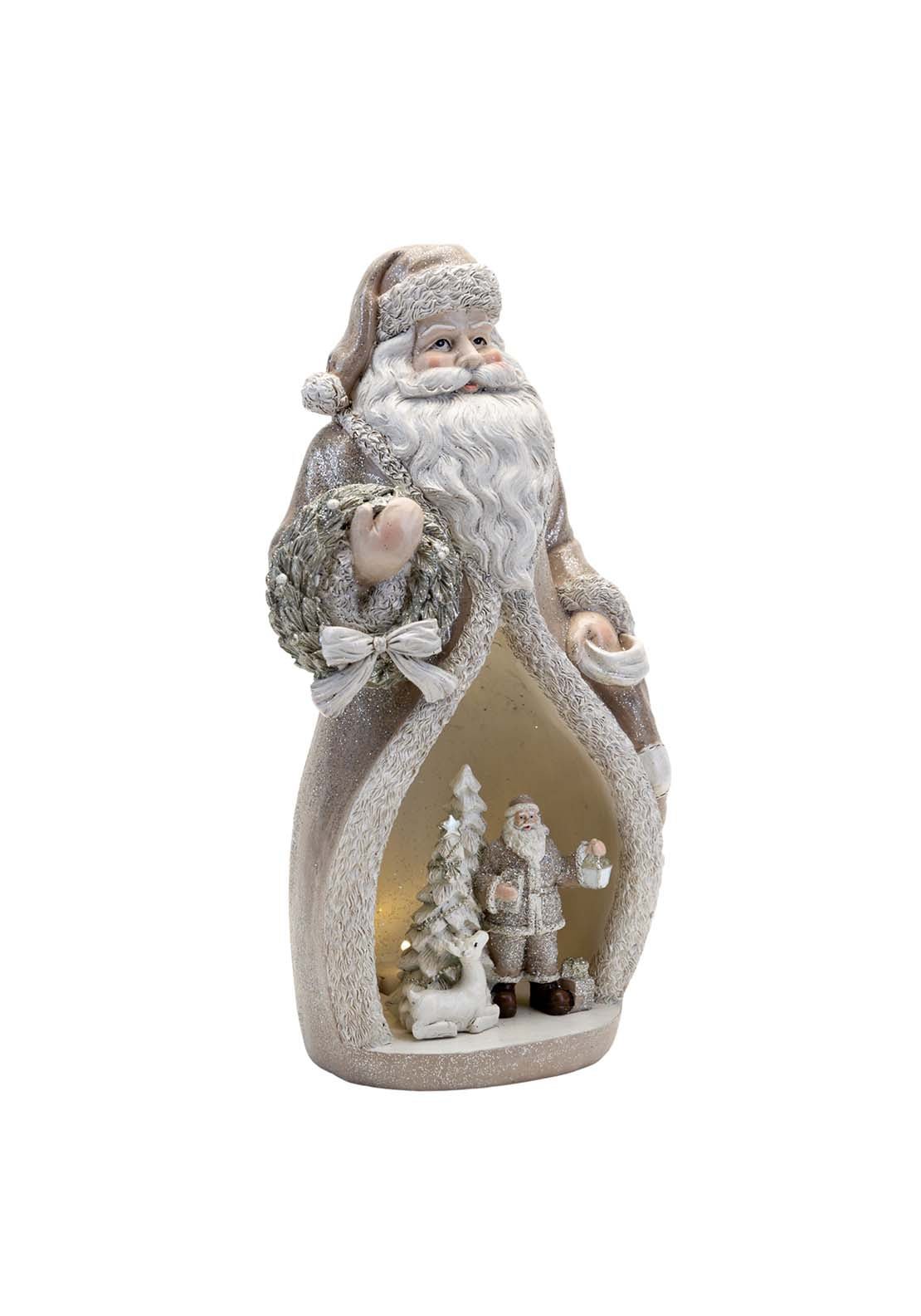 The Home Christmas Led Santa Ornament 2 Shaws Department Stores