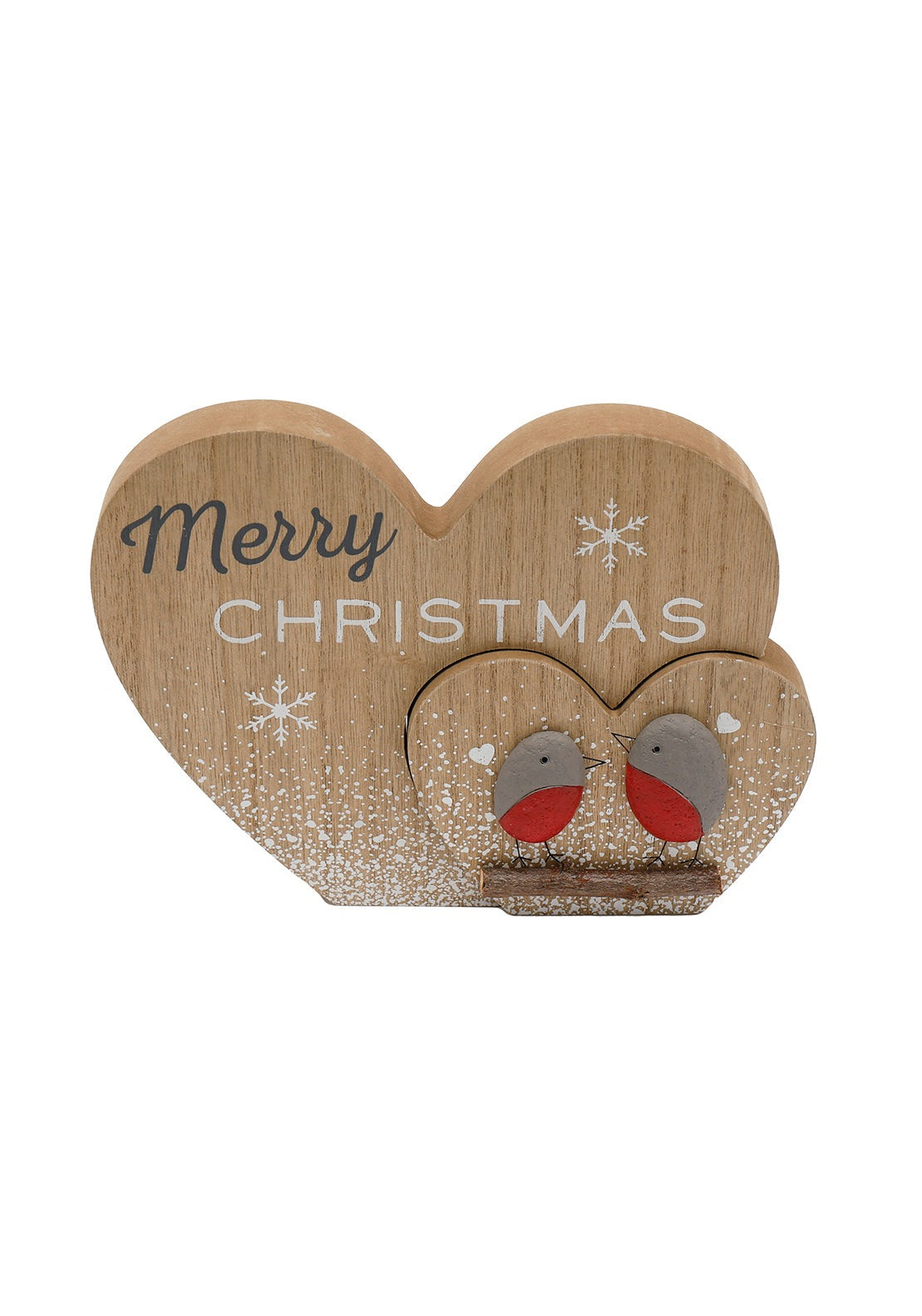The Home Christmas Heart Robin Plaque 1 Shaws Department Stores