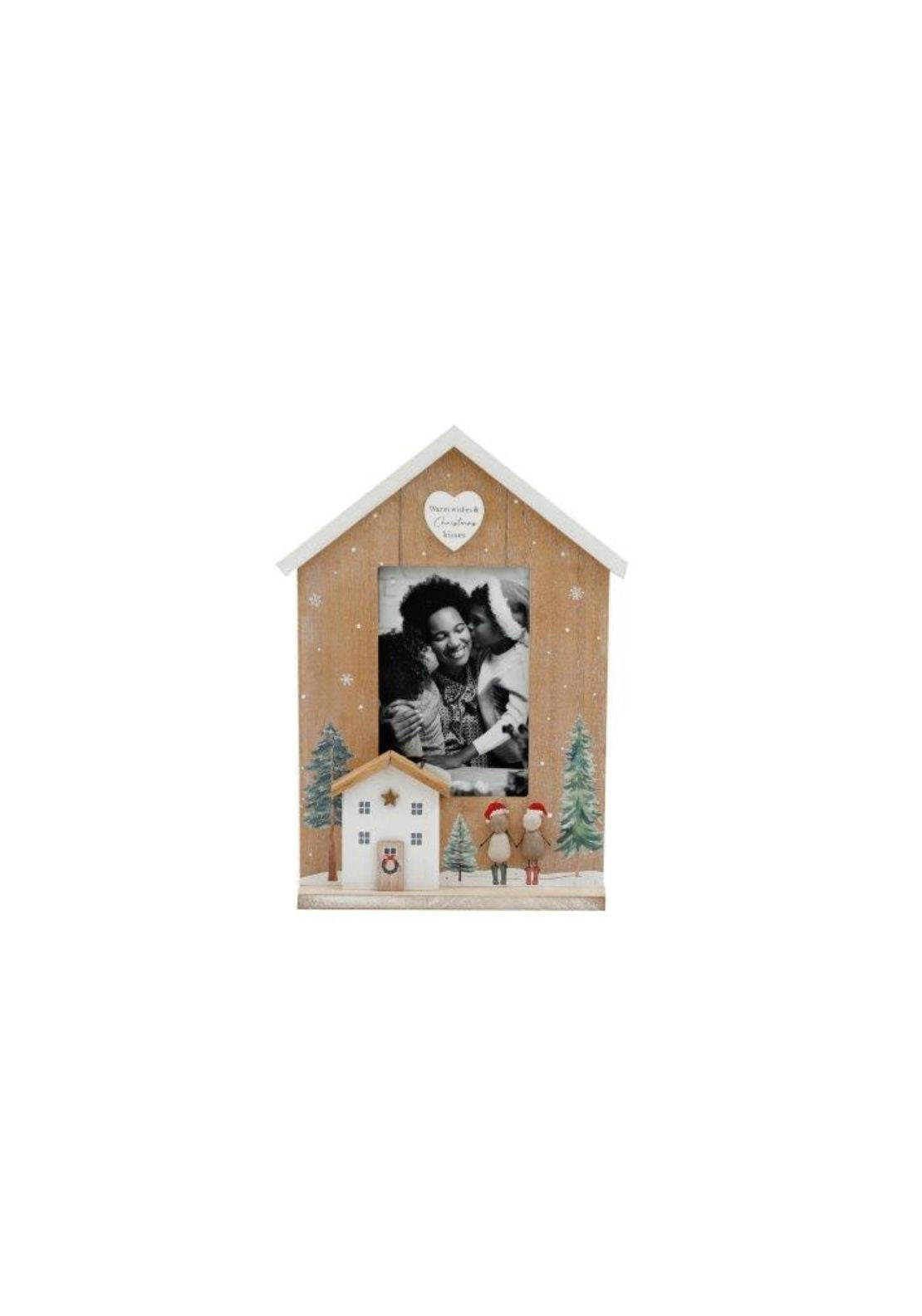 Pebble House Photo Frame - Multi