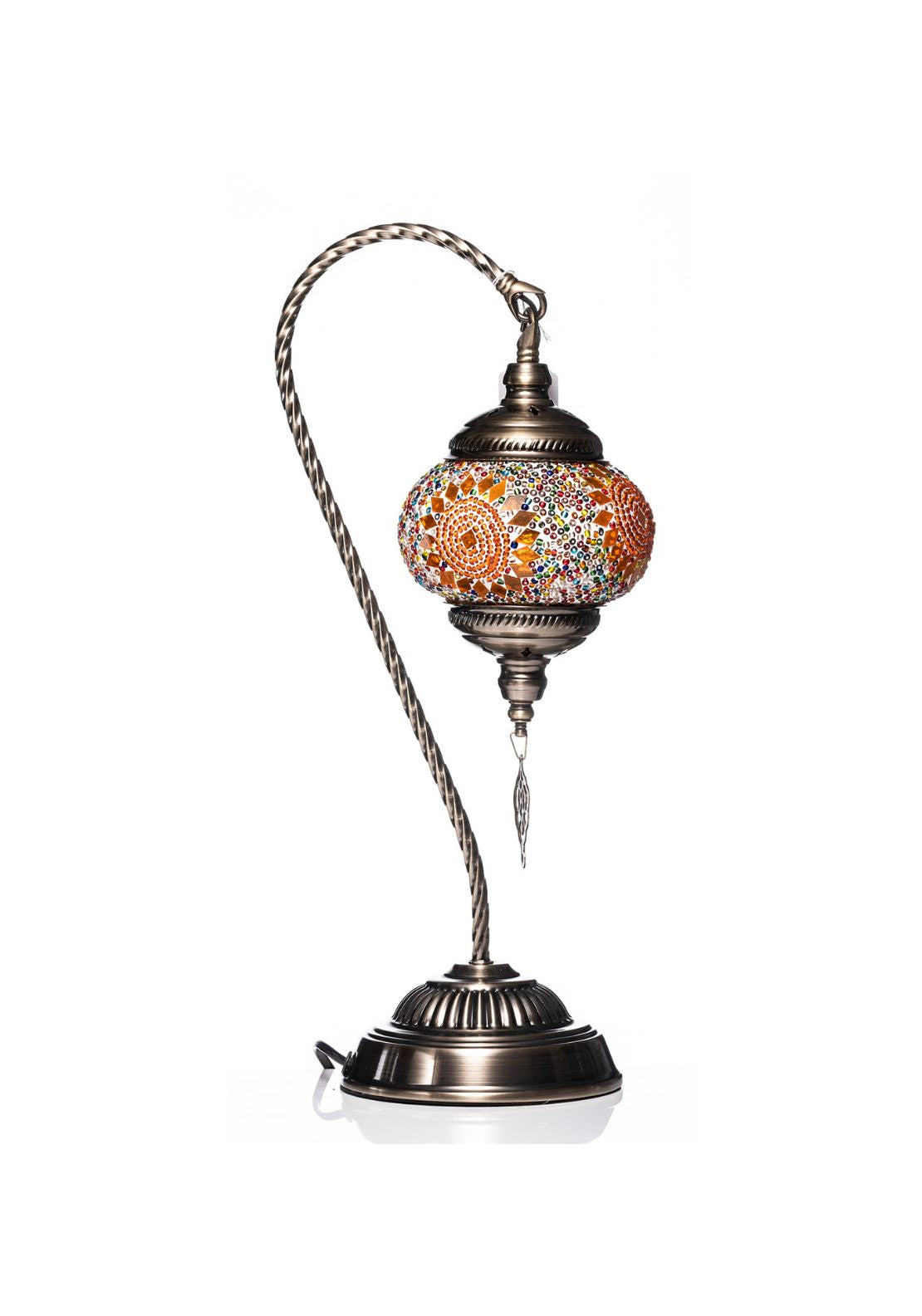 The Grange Collection Hanging Mosaic Table Lamp - Multi 1 Shaws Department Stores