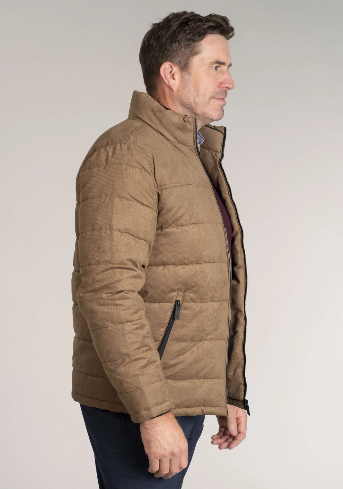 Yeats Short Jacket - Beige 3 Shaws Department Stores