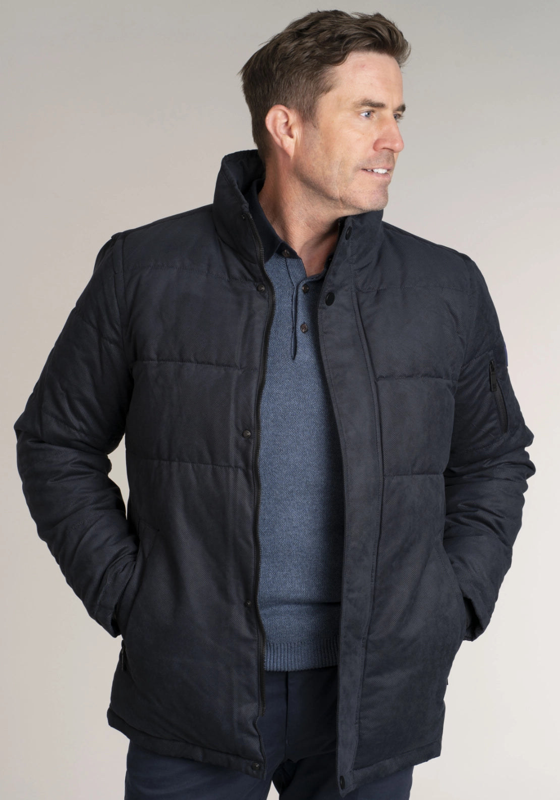 3/4 Jacket - Navy