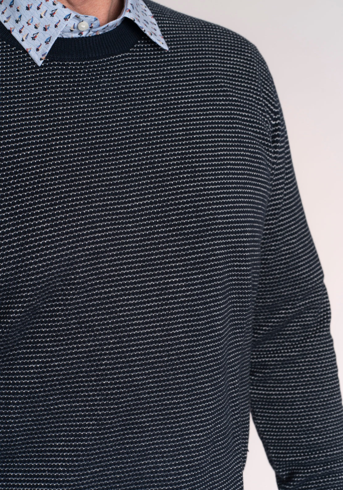 Yeats 100% Cotton Crew Neck Knitwear - Breathable Fabric 4 Shaws Department Stores