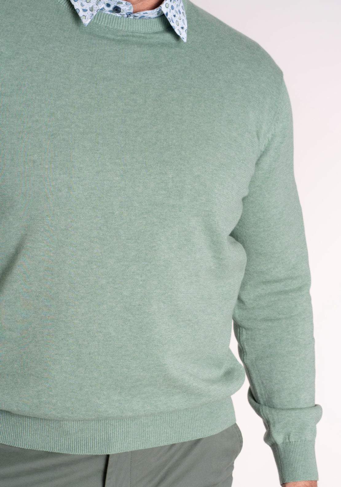Yeats 100% Cotton Crew Neck Knitwear - Breathable Fabric 4 Shaws Department Stores
