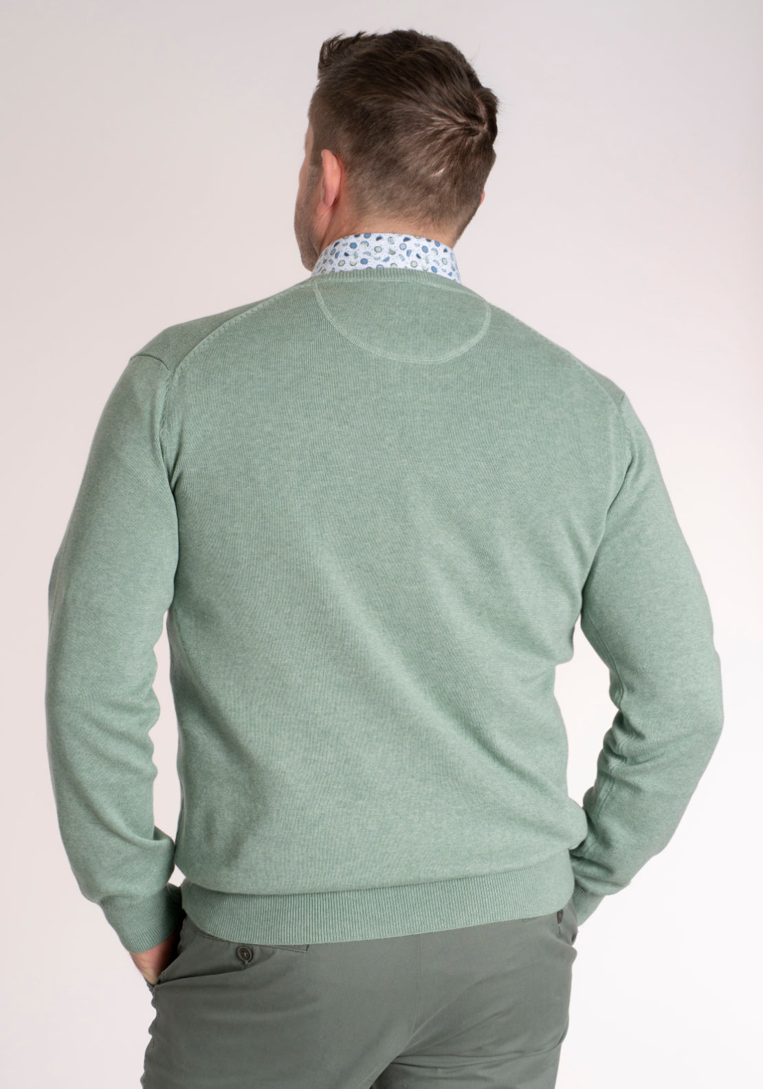 Yeats 100% Cotton Crew Neck Knitwear - Breathable Fabric 2 Shaws Department Stores