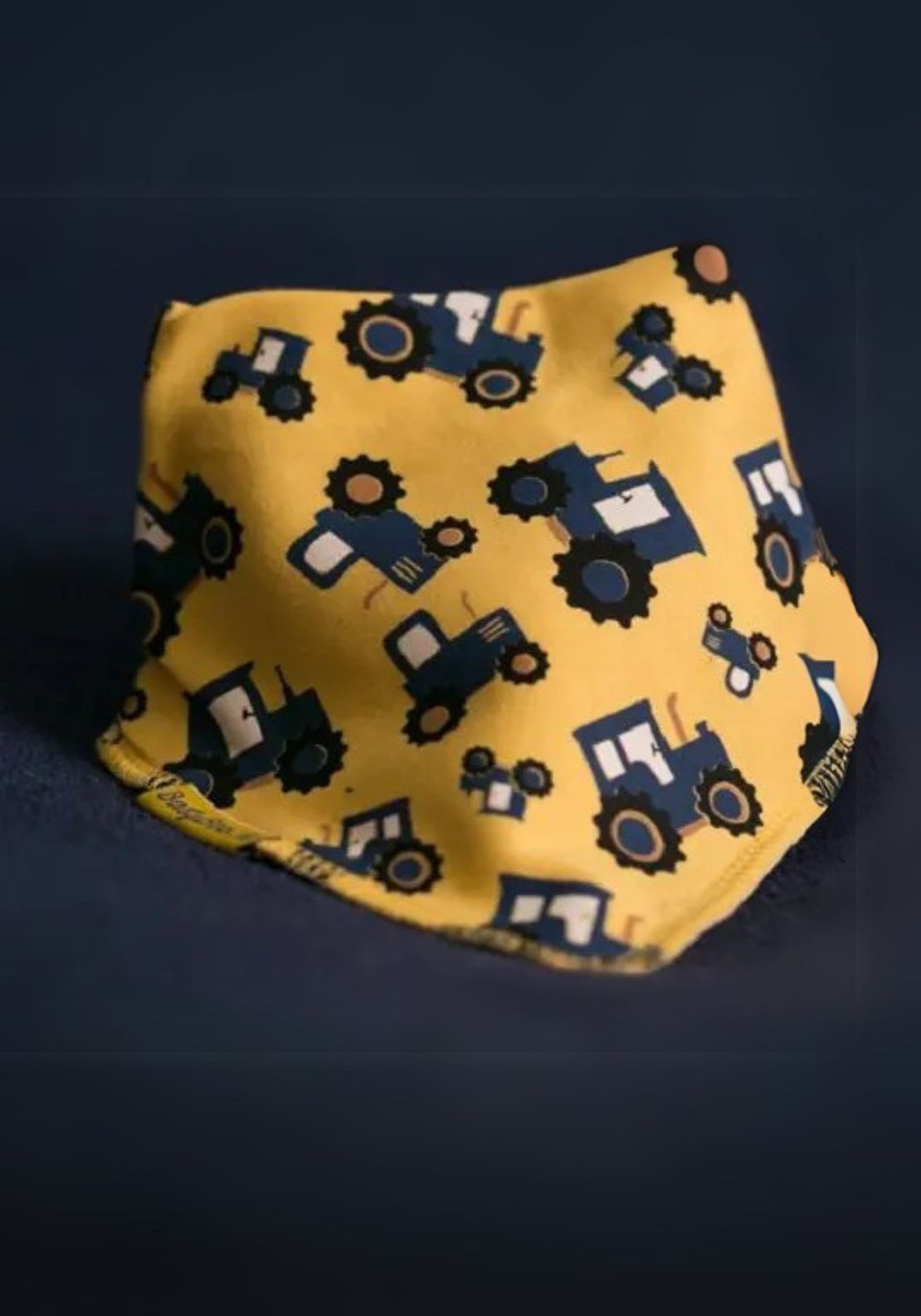 Babyboo Tractors Bib - Yellow 2 Shaws Department Stores
