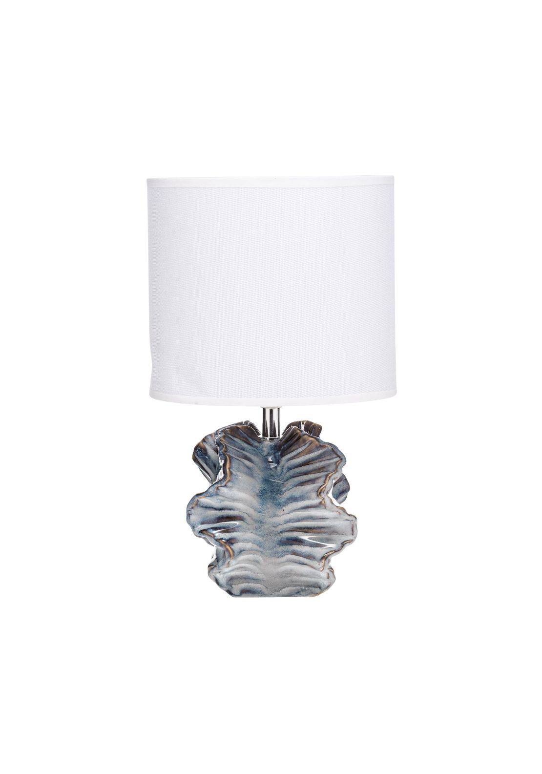 The Grange Collection Smoked Glass Design Lamp - Multi 1 Shaws Department Stores