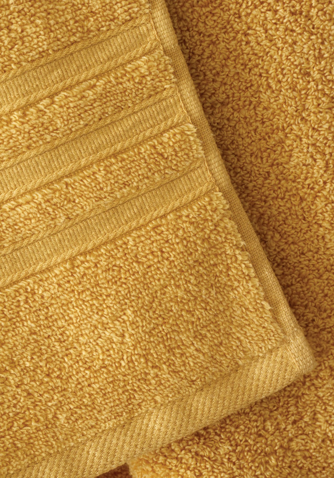 Catherine Lansfield 100% Cotton Zero Twist Towel 450gsm - Ochre 3 Shaws Department Stores