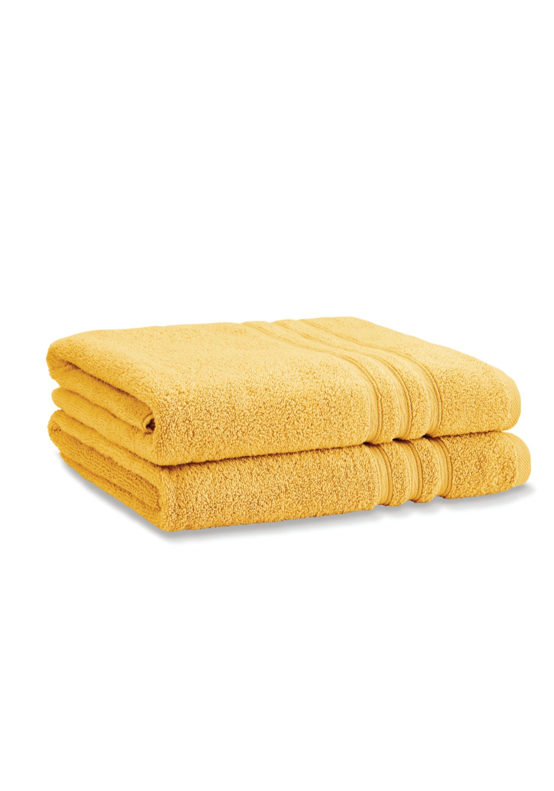 Catherine Lansfield 100% Cotton Zero Twist Towel 450gsm - Ochre 5 Shaws Department Stores