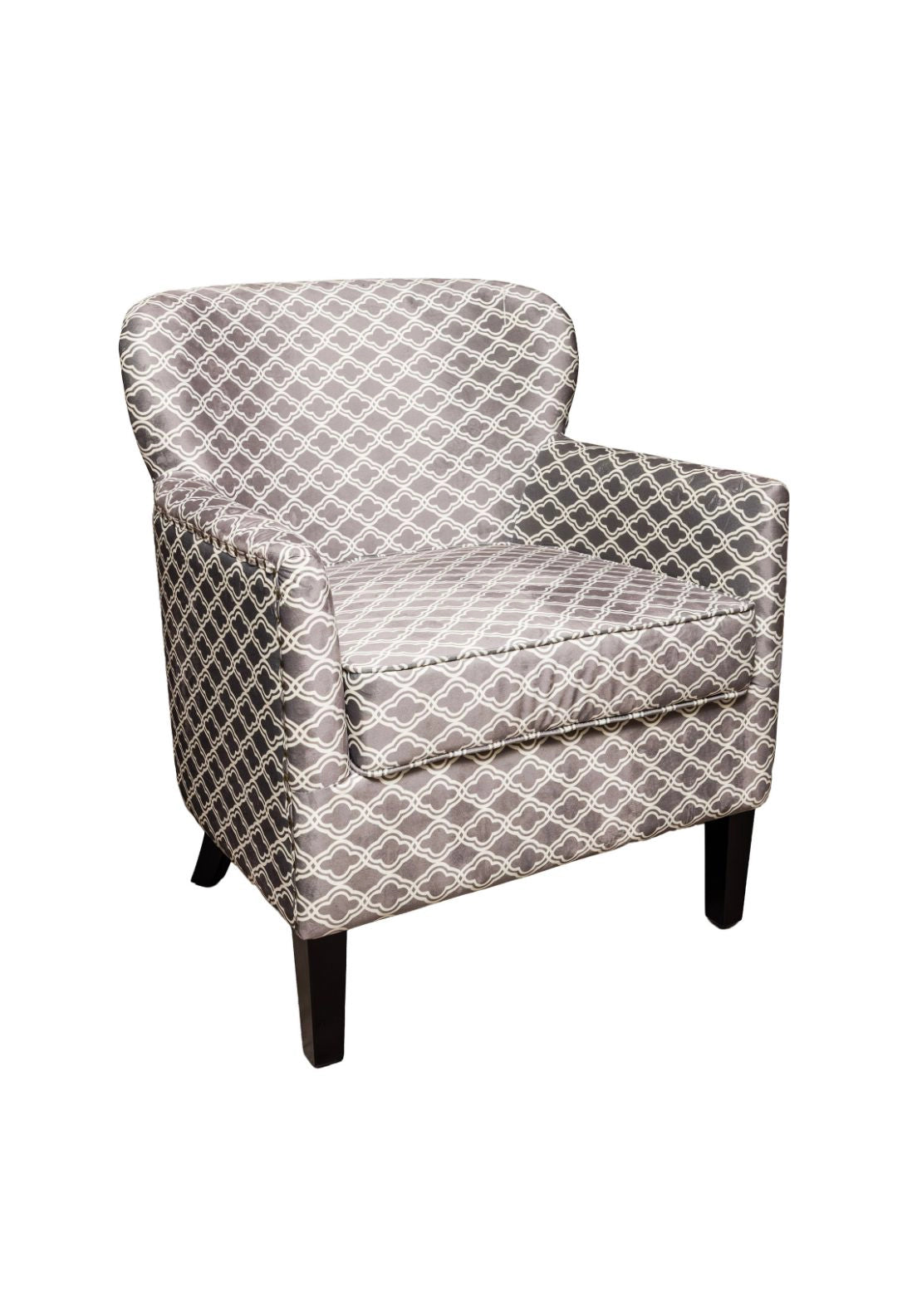 Pattern Upholstery Armchair - Beige