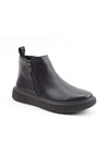 Senta Side Zip Boot - Black