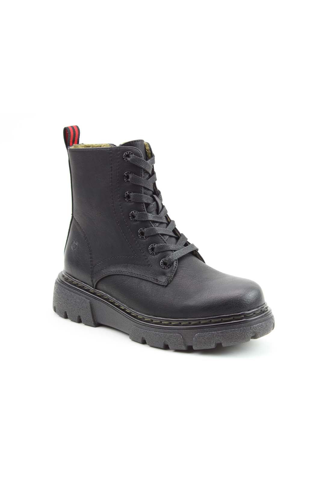 Heavenly Feet Trentino2 Lace Up Boot - Black 1 Shaws Department Stores