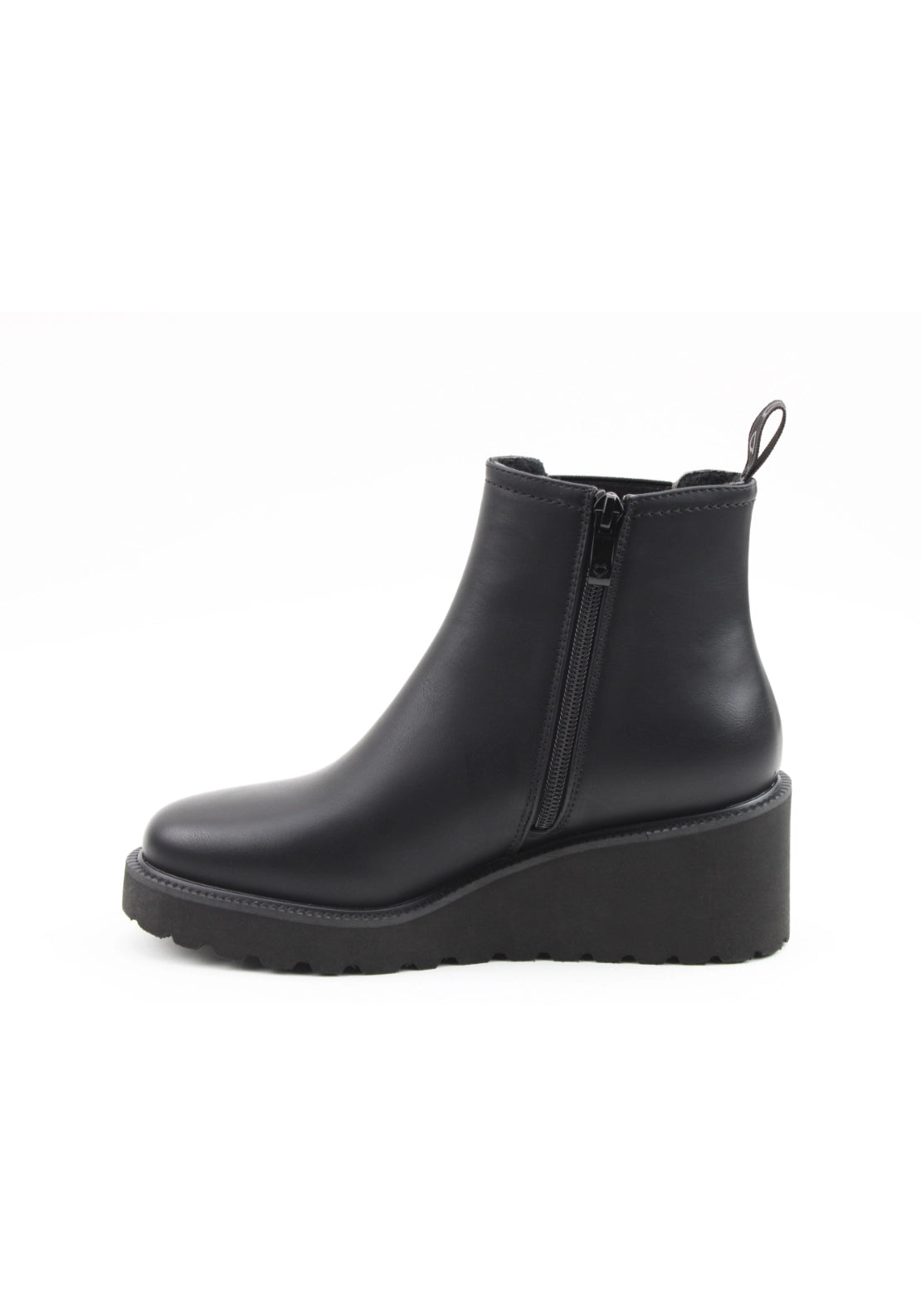 Wedge Chelsea Boot - Black
