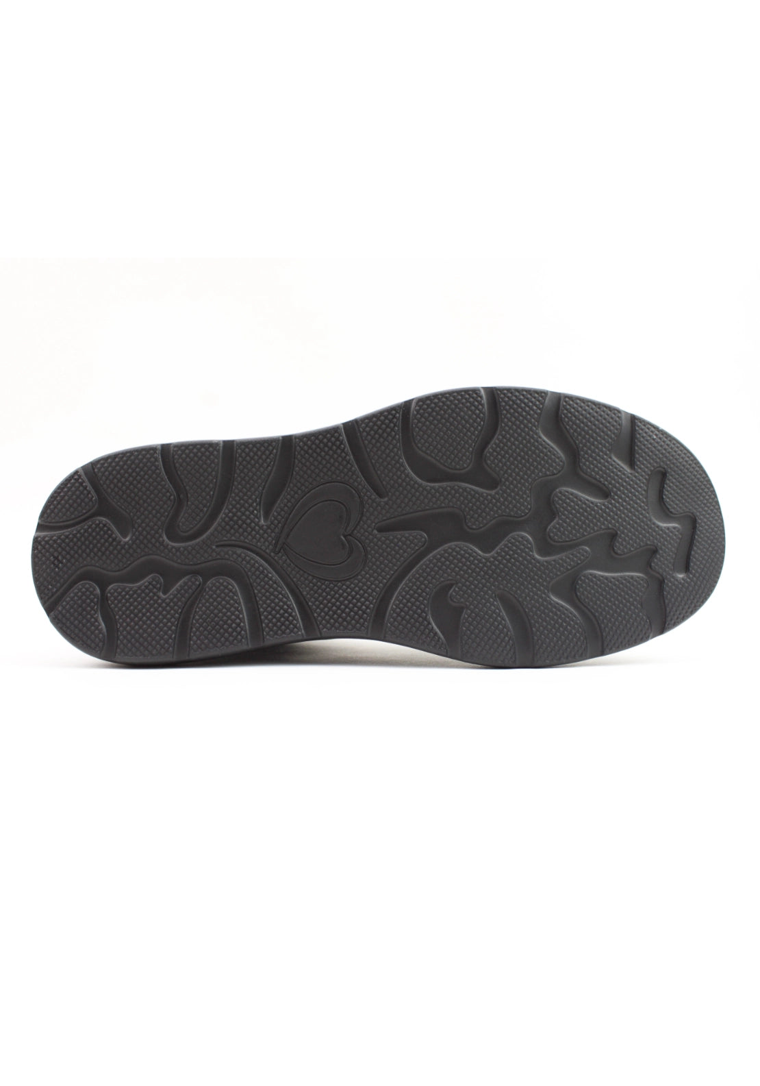 Chunky Sole Lace Up Boot - Black
