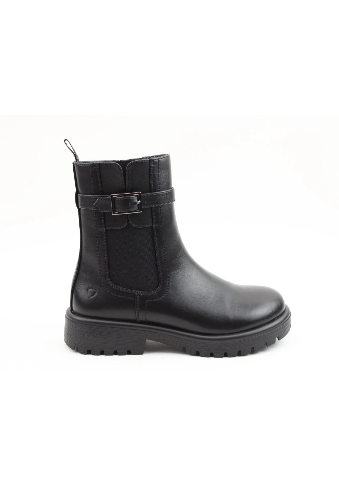 Chunky Buckle Boot - Black