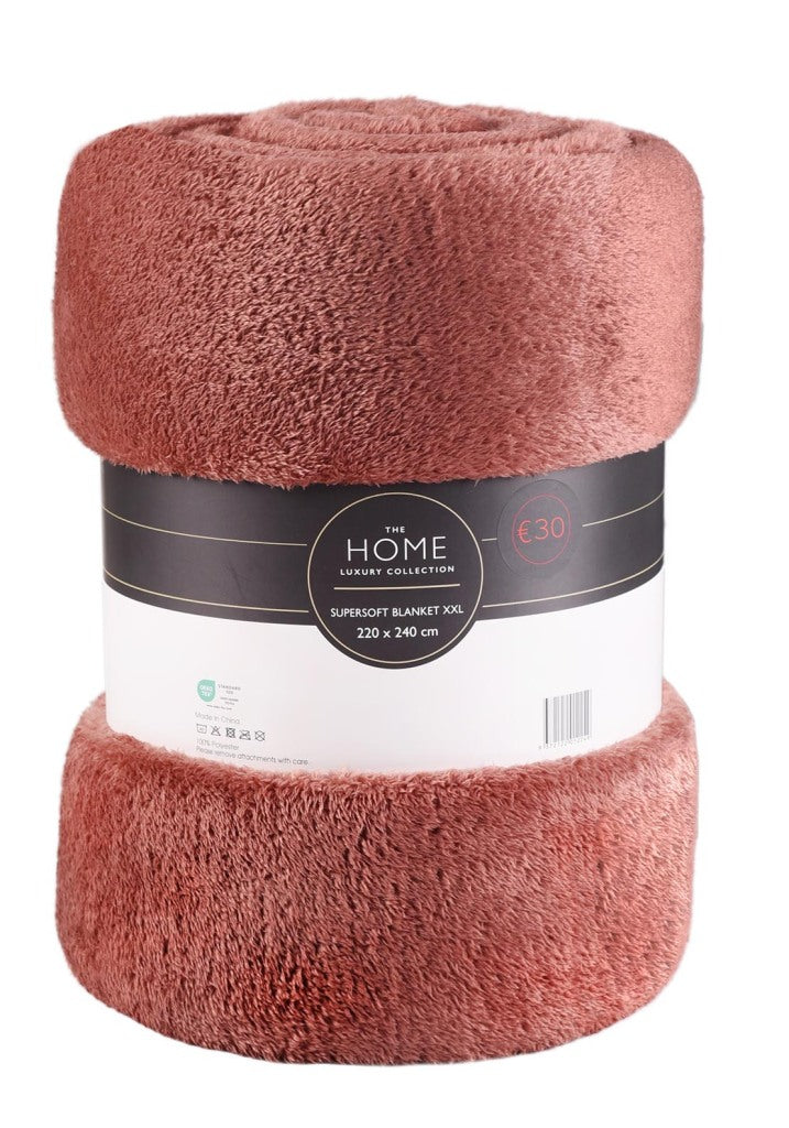 The Home Bedroom Extra Large Blanket - Wine 2 Shaws Department Stores