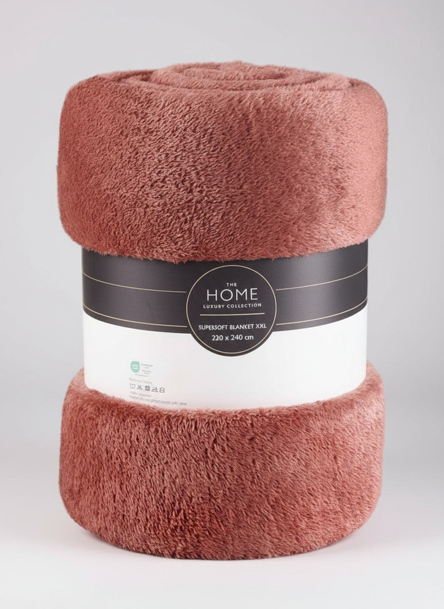 The Home Bedroom Extra Large Blanket - Wine 2 Shaws Department Stores