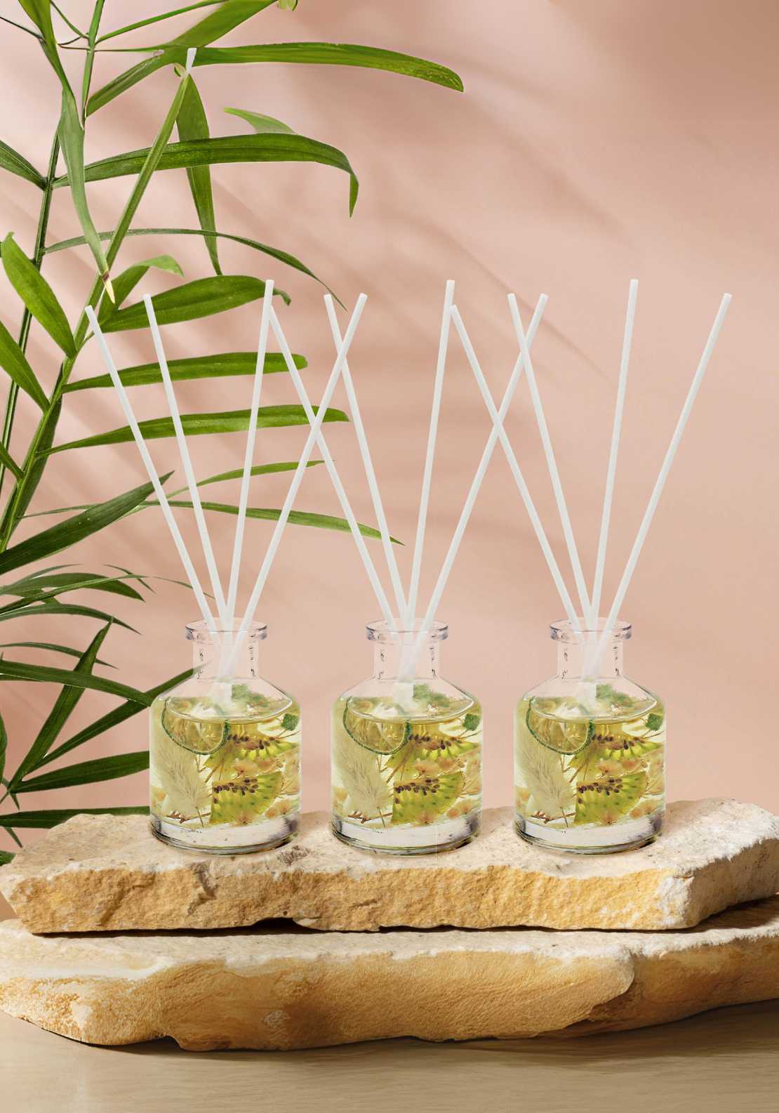 The Home Desire set of 3 diffusers - Basil 1 Shaws Department Stores