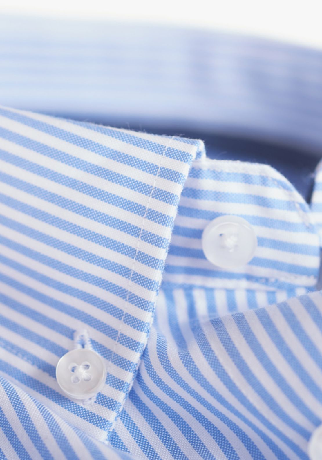 Vedoneire 100% Cotton Long Sleeve Oxford Shirt - Blue 4 Shaws Department Stores
