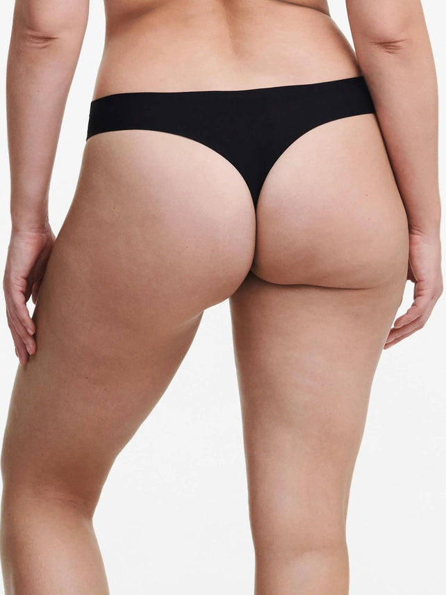 Chantelle Soft Stretch Thong - Black 2 Shaws Department Stores