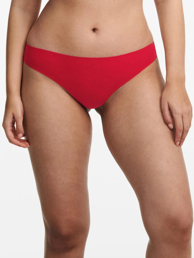 Chantelle Soft Stretch Thong - Red 1 Shaws Department Stores