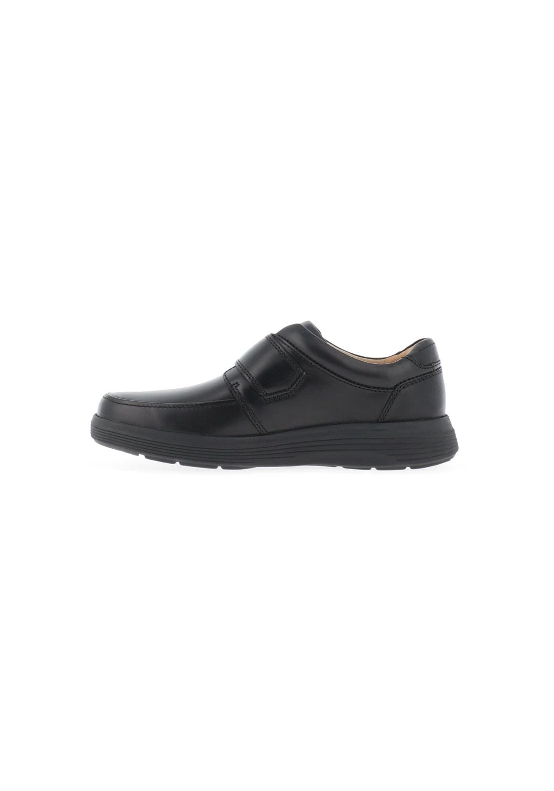 Un Abode Strap Casual Shoe - Black