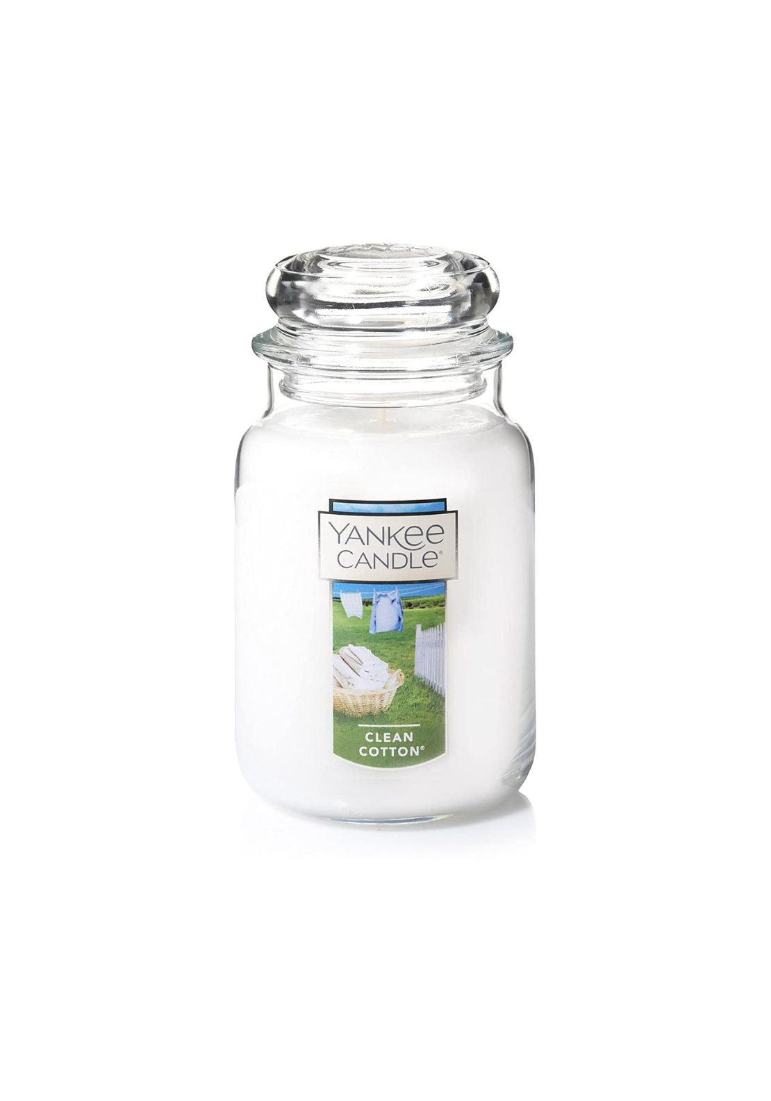 Yankee Candle Signature Clean Cotton Large Jar - White 1 Shaws Department Stores
