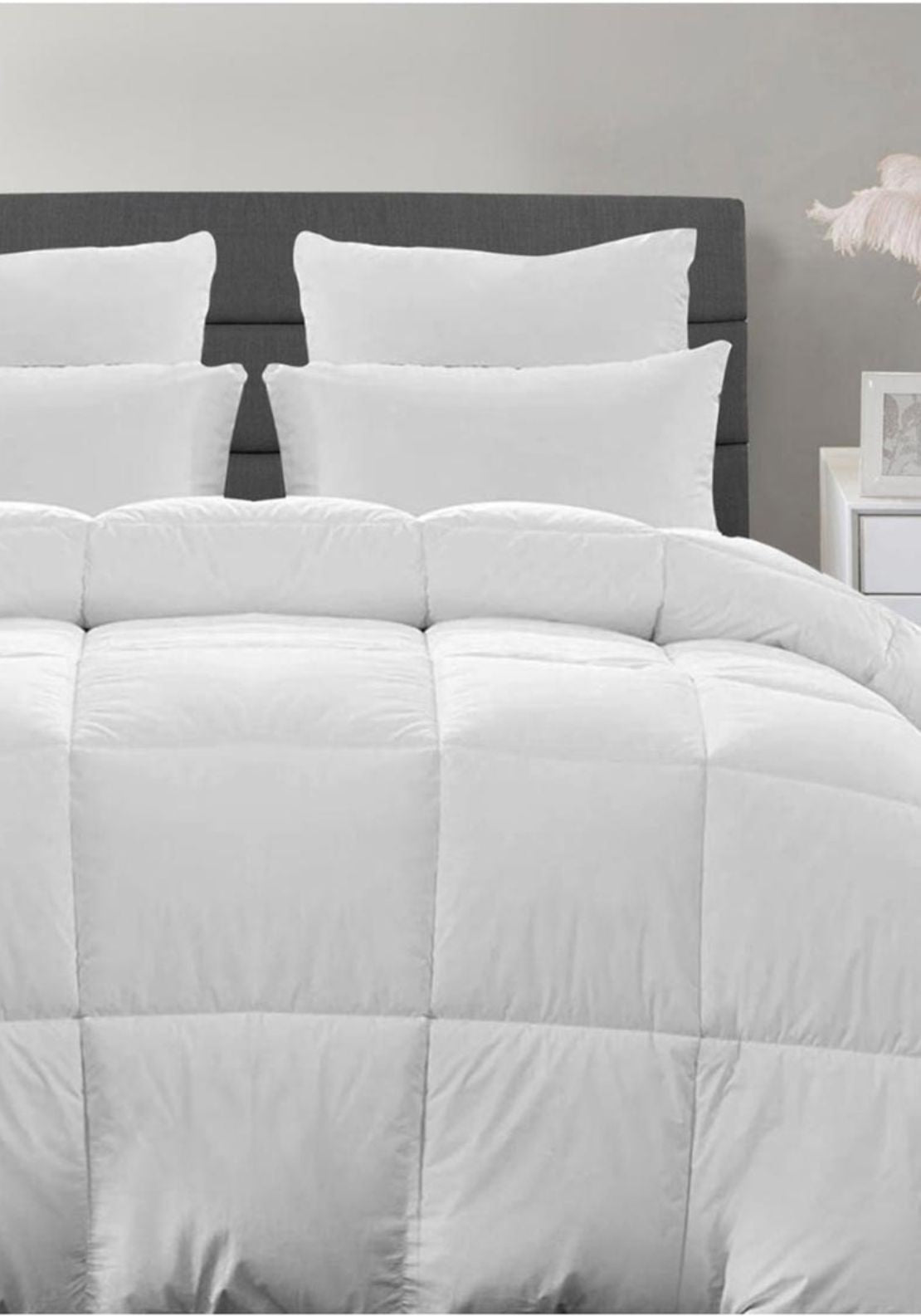 The Home Luxury Collection 6.5 Tog White Duck Feather &amp; Down Duvet 1 Shaws Department Stores